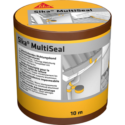 BANDE D'ÉTANCHÉITÉ BITUMEUSE 10M SIKAMULTISEAL TERRE CUITE 150MM - LOT DE 2 - SIKA - 8551