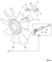 KIT CAPTEUR ET SUPPORT VISCOCOUPLEUR COMPATIBLE JCB 30/927215