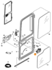 POIGNEE DE PORTE COMPATIBLE BOBCAT 7351797