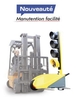 JEU DE 2 FEUX TRICOLORES DE CHANTIER TEMPO AVEC TÉLÉCOMMANDE (sans batterie) - T01121698