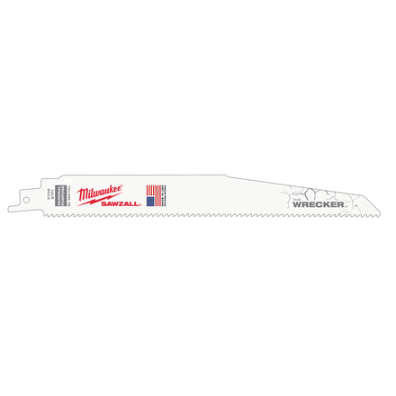 Lame scie sabre wrecker 300mm (x25) MILWAUKEE ACCESSOIRES - 48008711