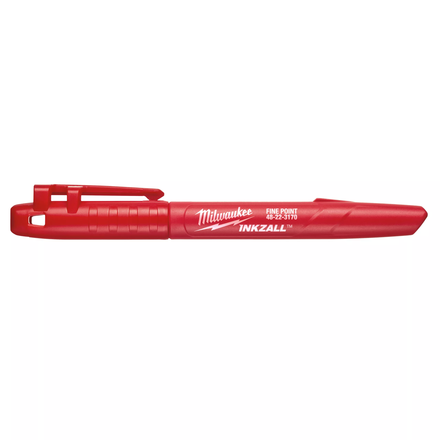 Marqueur Pointe Fine rouge MILWAUKEE ACCESSOIRES - 48223170