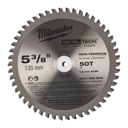 LAME SCIE METAL 135MM/50 DTS (x1) MILWAUKEE ACCESSOIRES - 48404075