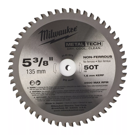 LAME SCIE METAL 135MM/50 DTS (x1) MILWAUKEE ACCESSOIRES - 48404075