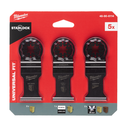 Set lames multi tools bois 5 pcs MILWAUKEE ACCESSOIRES - 48906114