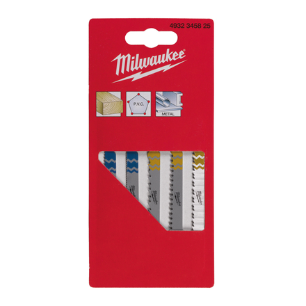 LAMES SCIE SAUTEUSE SET (5) MILWAUKEE ACCESSOIRES - 4932345825