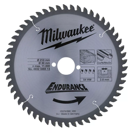 LAME SCIE CIRCULAIRE210MM/54 DTS (x1) MILWAUKEE ACCESSOIRES - 4932346513
