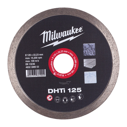 DISQUE DIAMANT DHTI 125MM (x1) MILWAUKEE ACCESSOIRES - 4932399553