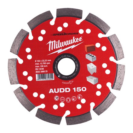 DISQUE DIAMANT AUDD 150MM (x1) MILWAUKEE ACCESSOIRES - 4932399825