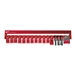 1M Row Red SHOCKWAVE NG MILWAUKEE ACCESSOIRES - 4932451316