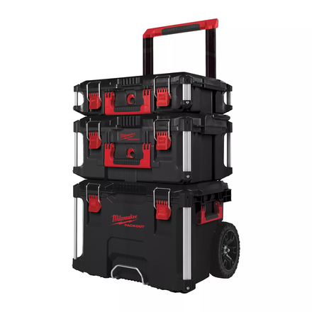 PACKOUT 3 pièces trolley + coffret large + coffret MILWAUKEE - 4932464244