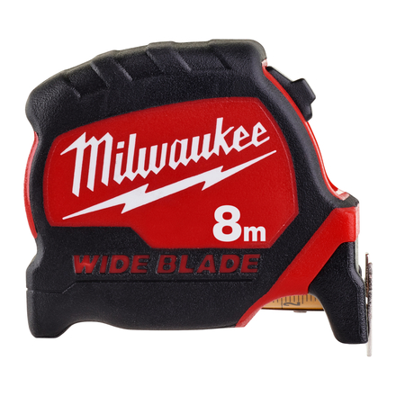 Mètre ruban large premium 8 M - 1 pc MILWAUKEE ACCESSOIRES - 4932471816