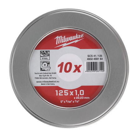CUT. W PRO+ SCS41 125 X 1.0MM METALBOX