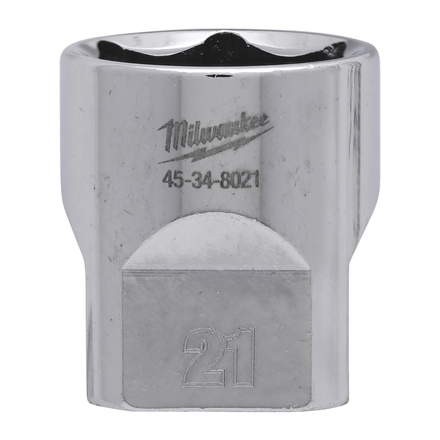 Douille a cliquet 3/8 courte 21 mm MILWAUKEE ACCESSOIRES - 4932479997