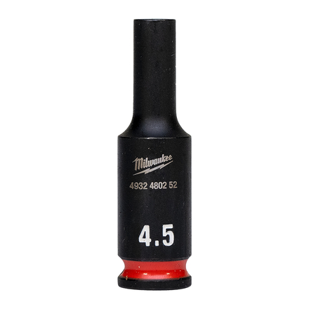 Douille MILWAUKEE ACCESSOIRES shockwave hexagonale 1/4 longue - 4932480252