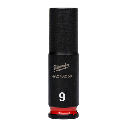 Douille MILWAUKEE ACCESSOIRES shockwave hexagonale 1/4 longue - 4932480258