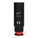 Douille MILWAUKEE ACCESSOIRES shockwave hexagonale 1/4 longue - 4932480260
