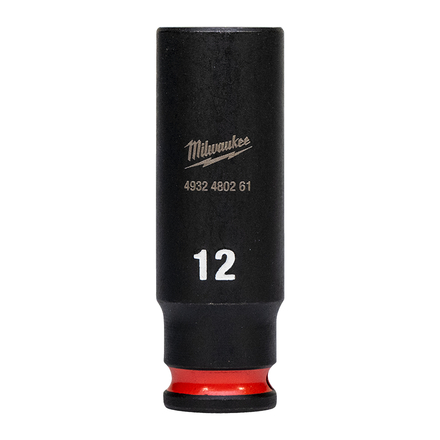Douille MILWAUKEE ACCESSOIRES shockwave hexagonale 1/4 longue - 4932480261