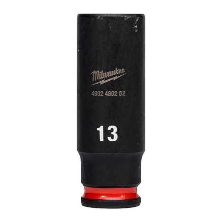 Douille MILWAUKEE ACCESSOIRES shockwave hexagonale 1/4 longue - 4932480262