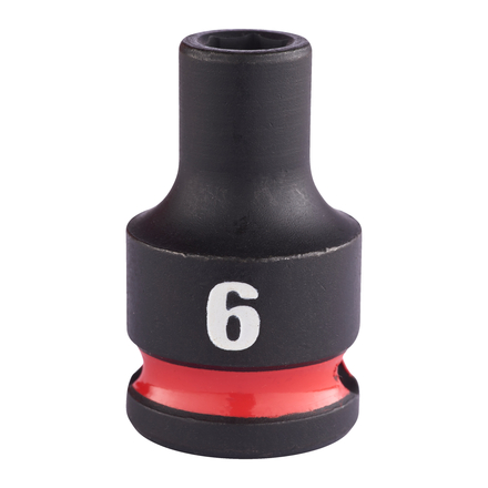 Douille MILWAUKEE ACCESSOIRES shockwave hexagonale 3/8 courte - 4932480263