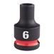 Douille MILWAUKEE ACCESSOIRES shockwave hexagonale 3/8 courte - 4932480263