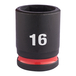 Douille MILWAUKEE ACCESSOIRES shockwave hexagonale 3/8 courte - 4932480273