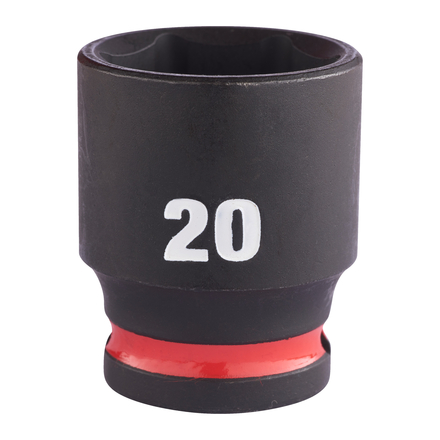 Douille MILWAUKEE ACCESSOIRES shockwave hexagonale 3/8 courte - 4932480277