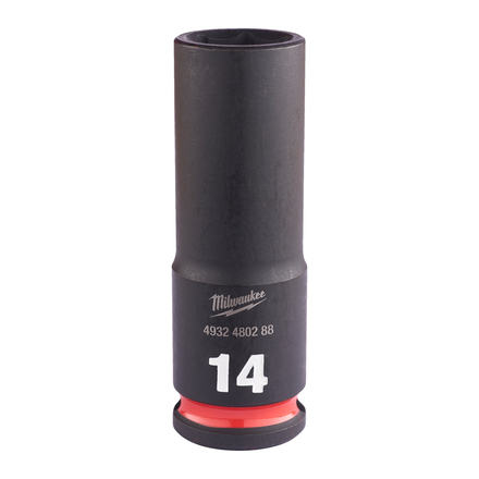 Douille MILWAUKEE ACCESSOIRES shockwave hexagonale 3/8 longue - 4932480288