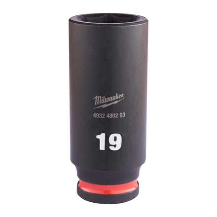 Douille MILWAUKEE ACCESSOIRES shockwave hexagonale 3/8 longue - 4932480293