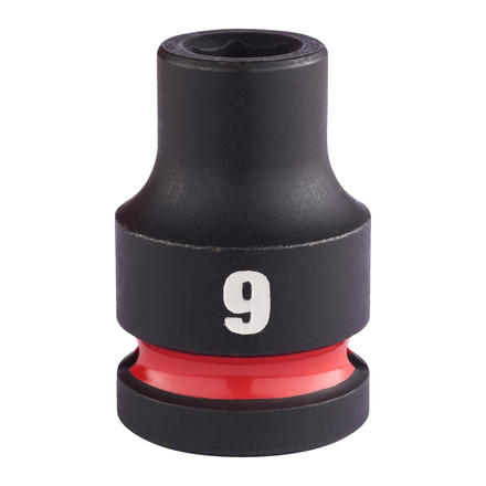 Douille shockwave 1/2 hex courte 9 mm MILWAUKEE ACCESSOIRES - 4932480303
