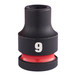 Douille shockwave 1/2 hex courte 9 mm MILWAUKEE ACCESSOIRES - 4932480303