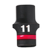 Douille shockwave 1/2 hex courte 11 mm MILWAUKEE ACCESSOIRES - 4932480305