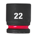 Douille shockwave 1/2 hex courte 22 mm MILWAUKEE ACCESSOIRES - 4932480316
