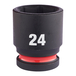 Douille shockwave 1/2 hex courte 24 mm MILWAUKEE ACCESSOIRES - 4932480318
