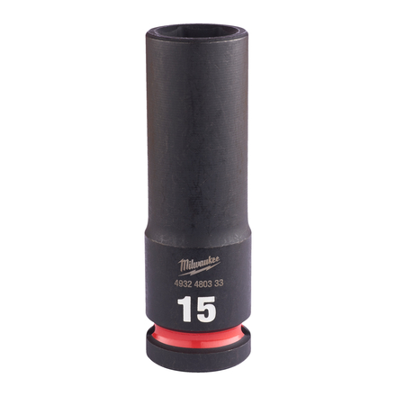 Douille shockwave 1/2 hex longue 15 mm MILWAUKEE ACCESSOIRES - 4932480333