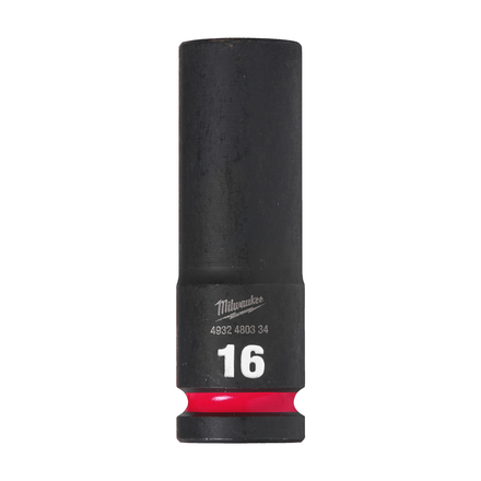 Douille shockwave 1/2 hex longue 16 mm MILWAUKEE ACCESSOIRES - 4932480334