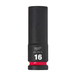 Douille shockwave 1/2 hex longue 16 mm MILWAUKEE ACCESSOIRES - 4932480334