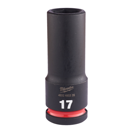 Douille shockwave 1/2 hex longue 17 mm MILWAUKEE ACCESSOIRES - 4932480335
