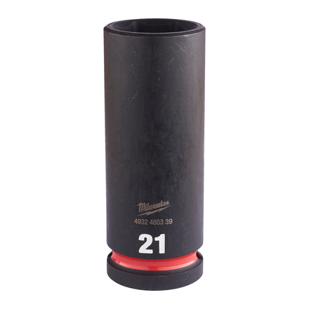 Douille shockwave 1/2 hex longue 21 mm MILWAUKEE ACCESSOIRES - 4932480339