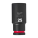 Douille shockwave 1/2 hex longue 25 mm MILWAUKEE ACCESSOIRES - 4932480343