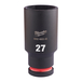 Douille shockwave 1/2 hex longue 27 mm MILWAUKEE ACCESSOIRES - 4932480345