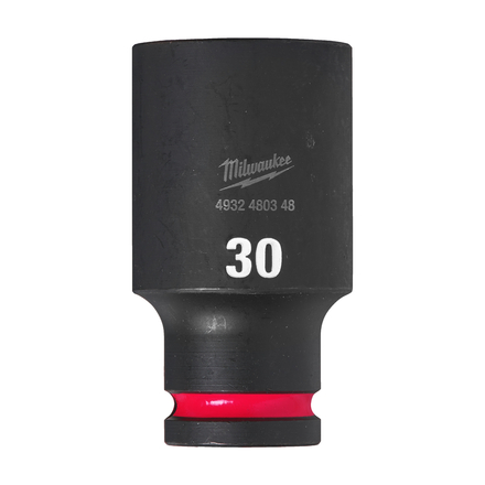 Douille shockwave 1/2 hex longue 30 mm MILWAUKEE ACCESSOIRES - 4932480348