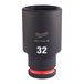 Douille shockwave 1/2 hex longue 32 mm MILWAUKEE ACCESSOIRES - 4932480349