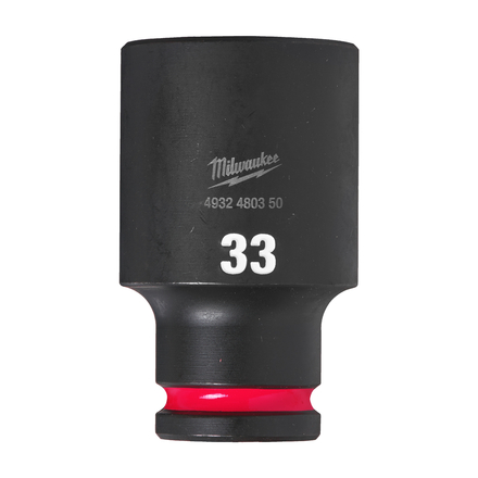 Douille shockwave 1/2 hex longue 33 mm MILWAUKEE ACCESSOIRES - 4932480350