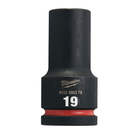 Douille MILWAUKEE ACCESSOIRES shockwave hexagonale 3/4 longue - 4932480379