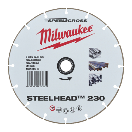 Disques MILWAUKEE ACCESSOIRES diamant - 4932492016