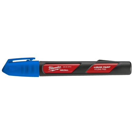 Surligneurs MILWAUKEE ACCESSOIRES inkzall marqueur peinture liquide bleue - 4932492144