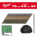 BOITE DE 2200 CLOUS 34° 80 MM RS - Carton MILWAUKEE ACCESSOIRES - 4932492603