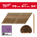 BOITE 2200 CLOUS 34° 80MM RS GALVA - Carton MILWAUKEE ACCESSOIRES - 4932492611