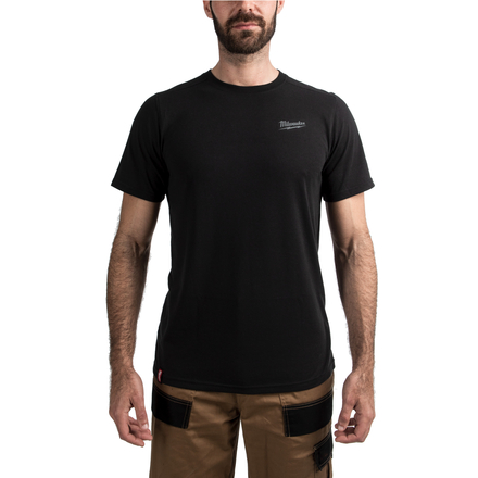 T-SHIRT HYBRID MANCHES-COURTES NOIR M. - Blister MILWAUKEE EPI - 4932492964